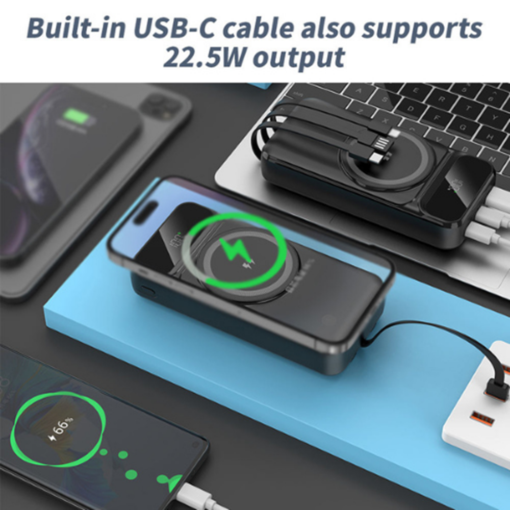 PG-PW20+ KABLOSUZ HIZLI ŞARJ ÖZELLİKLİ 20.000 mAh POWERBANK