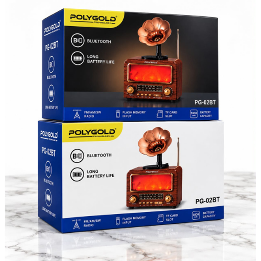 PG-02BT BLUETOOTH GRAMAFON NOSTALJİ SPEAKER