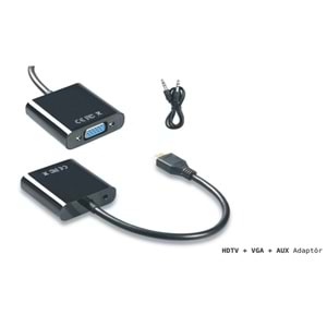 BAWERLİNK BW-554 HDMI TO VGA+AUX DÖNÜŞTÜRÜCÜ KABLOSU