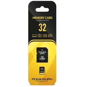 POWERWAY 32 GB MİKRO SD HAFIZA KARTI