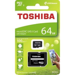 TOSHIBA 64 GB MİKRO SD HAFIZA KARTI