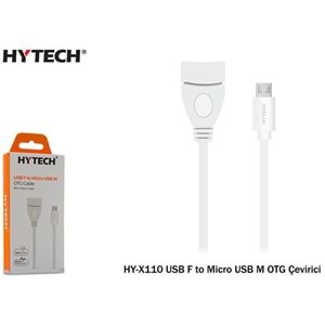 HYTECH HY-X110 USB F to MİCRO USB M OTG ÇEVİRİCİ