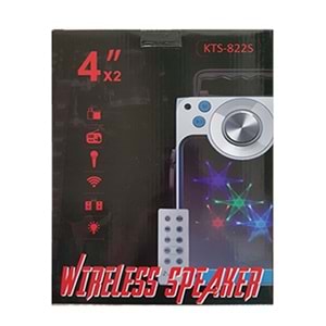POLYGOLD KTS-822S SPEAKER BLUETOTH IŞIKLI MÜZİK ÇALAR