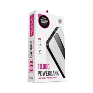 POWERWAY TX105 10000 mAh DİJİTAL GÖSTERGELİ POWERBANK