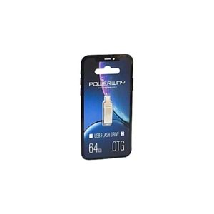 Powerway 64 GB Otg Iphone Usb Mini Metal Flash Bellek