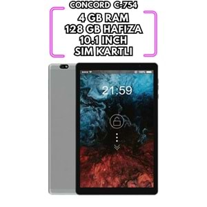 Concord C-754 10.1 İnç Ips Ekran 8 Cero 4 Gb Rem 128 Gb Hafıza Tablet