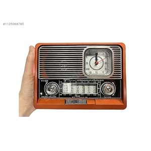 KTF-1647 SAATLİ NOSTALJİK RADYOLU SPEAKER