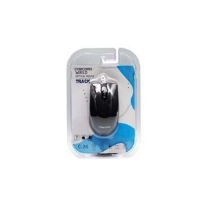 Concord C-26 Track Usb Kablolu 120cm 1000Dpi Mouse