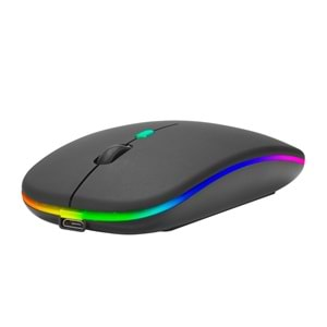 Everest SM-BT11 Usb Siyah 2in1 Bluetooth ve 2.4GHz Şarj Edilebilir Kablosuz Mouse