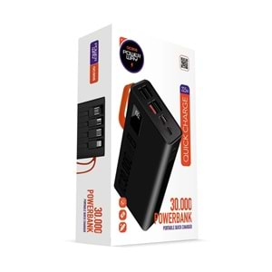 Powerway QC30 30000 Amper Pd 22.5W Powerbank Pil Şarj Cihazı