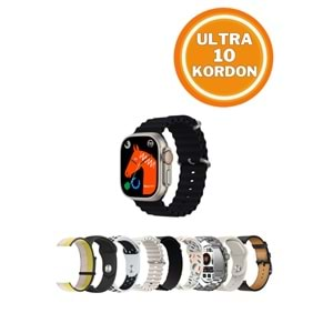 ULTRA10 10 KORDONLU AKILLI SAAT 49MM