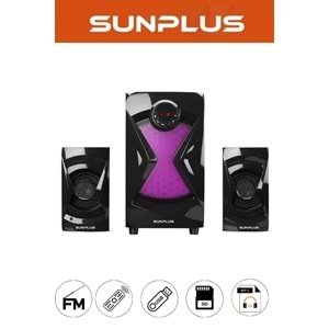 Sunplus SP-2130 2+1 Usb/SD/Fm Dest. Multimedia Bluetooth Spk