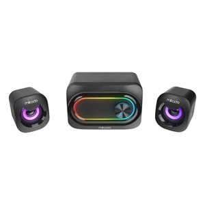 Mikado MD-511 5W+3Wx2 USB RGB Ledli 2,1 Gaming Speaker Hoparlör