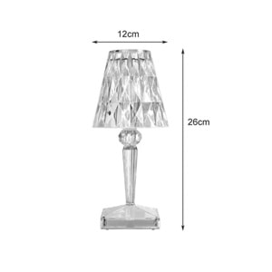 CRYSTAL RENKLİ LED MASA LAMBASI ŞAPKALI