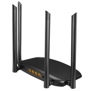 Everest EWR-AC5-V3 AC1200Mbps DualBand 4*6dBi Anten WISP+AP+Repeater Destekli Kablosuz Wifi Router