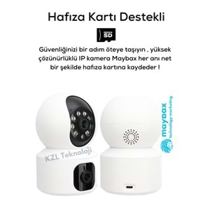 LEERFEİ LF-Q5 Çift kameralı Kablosuz Wifi IP Kamera 1080P Full HD Hareketli Kamera