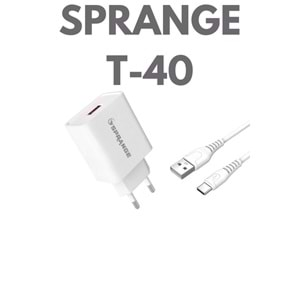 Sprange T-40 Type-c Charger And Cable