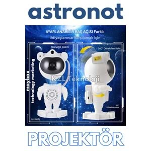 DT-MXS003 YENİ MODEL ASTRONOT GALAXY PROJEKTÖR