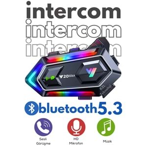 DT-Y20 MAX İNTERKOL MOTORCU KASK BLUETOOTH KULAKLIK