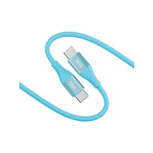Bix BXSC1CC 60W 1,2mt Type-C den Type-C ye Ultra Yumuşak Silikonlu Kablo