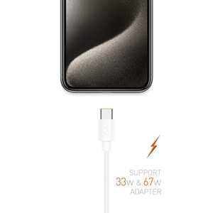 Powerway M6 Type-C To Usb-A Pd 67W 6A Şarj ve Veri Aktarım Kablosu