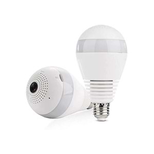 VR CAM VR-V9-X DUY GİRİŞLİ LED AMPÜL HD WI-Fİ KAMERA