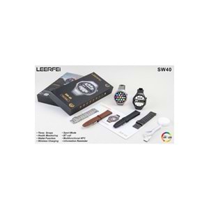 LEERFEİ SW-40 AMOLED 3 KORDONLU AKILLI SAAT