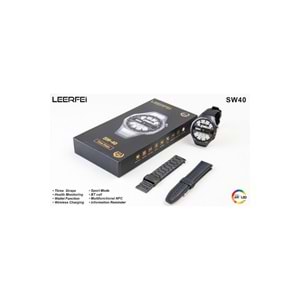 LEERFEİ SW-40 AMOLED 3 KORDONLU AKILLI SAAT