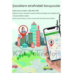WONLEX GW400S SİM KARTLI 4G GPRS ÇOCUK AKILLI SAATİ