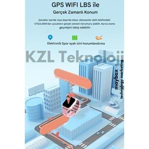 WONLEX KT01 SİM KARTLI 4G GPRS ÇOCUK AKILLI SAATİ