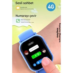 WONLEX KT01 SİM KARTLI 4G GPRS ÇOCUK AKILLI SAATİ