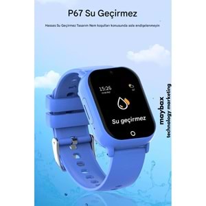 WONLEX KT01 SİM KARTLI 4G GPRS ÇOCUK AKILLI SAATİ