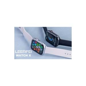 LF-WATCHX SİYAH KUTU AMOLED AKILLI SAAT