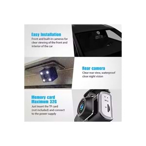 C309 ARAÇ İÇİ DİKİZ GPRS DASHCAM Wİ-Fİ ARABA KAMERASI