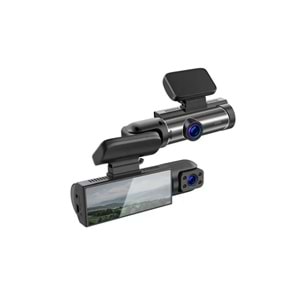 M8 1296P ÇİFT LENS ARAÇ İÇİ DİKİZ GPRS DASHCAM Wİ-Fİ ARABA KAMERASI