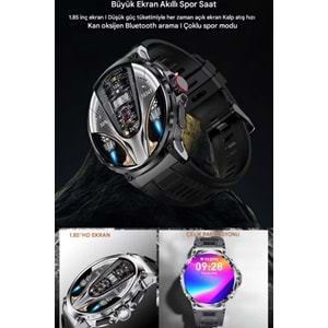 LEERFEİ SW-80 3 KORDON AMOLED AKILLI SAAT