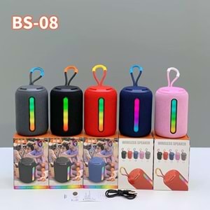 BS-08 IŞIKLI BLUETOOTH SPEAKER
