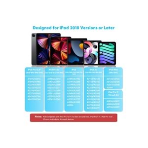 Bix SP01 Bluetooth Stylus Pen Manyetik/Eğim Sensörlü Avuç İçi Red Destekli iPad Çizim & Tasarım Tablet Kalemi