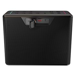 Microlab M60 Vega 15000mAh Batarya 10W*2 + 40W*2 100W 2 Wireless Mikrofonlu Siyah Gri Usb + Tf Kart + Bluetooth Powerban