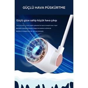 LEERFEİ ZB135 BOYUNLUK ŞARJLI VANTİLATÖR