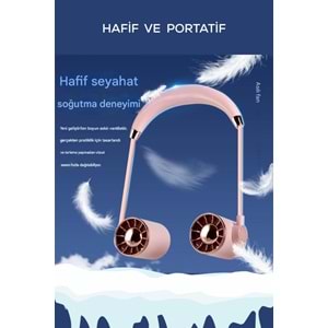 LEERFEİ ZB135 BOYUNLUK ŞARJLI VANTİLATÖR