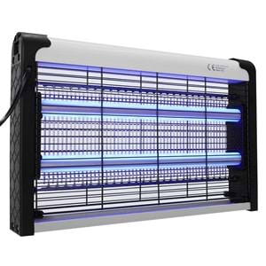 Asonic AS-A29 Siyah Büyük Boy 6W+ 2000V Zincir Askısılı İki Ledli Sinek Öldürücü