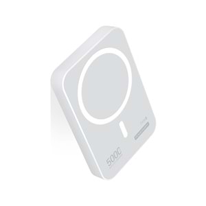 Powerway TXM5 5.000 mAh PD 15W Magsafe Kablosuz Wireless Taşınabilir Şarj Cihazı Powerbank