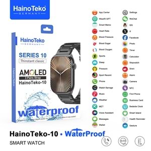 TEKO-10 HAİNO TEKO SU GEÇİRMEZ AKILLI SAAT 3 KORDONLU