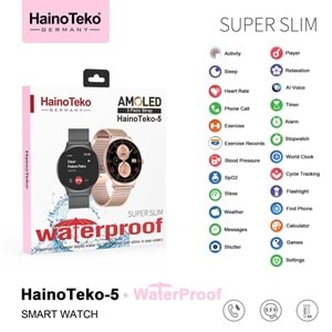 TEKO-5 SU GEÇİRMEZ 3 KORDONLU BAYAN AKILLI SAAT