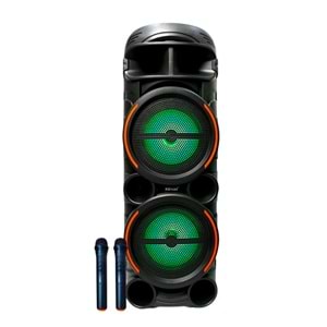 KTS-2058 ÇİFT KABLOSUZ MİKROFONLU SES SİSTEMİ
