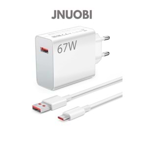 JNUOBI JC-67A 67W TURBO SANİYELİ TYPE-C ŞARJ SETİ