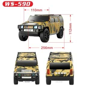 PG-WS590 ARABALI BLUETOOTH MÜZİK ÇALAR