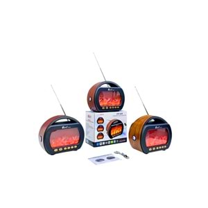 FP-535 ŞÖMİNELİ NOSTALJİK RADYO
