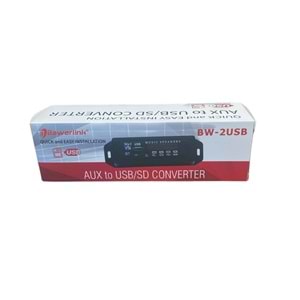Bawerlink BW-2USB USB/TF/FM/AUX/BT 12V Oto Teyp Çevirici